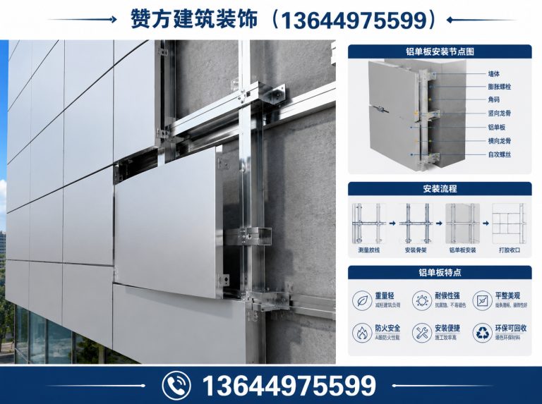 辽宁铝单板安装展示图